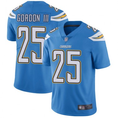 Los Angeles Chargers NFL Football Melvin Gordon Electric Blue Jersey Youth Limited  #25 Alternate Vapor Untouchable->youth nfl jersey->Youth Jersey